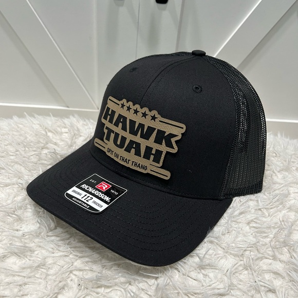 Hawk Tuah laser engraved Richardson trucker hat. - Picture 1 of 2